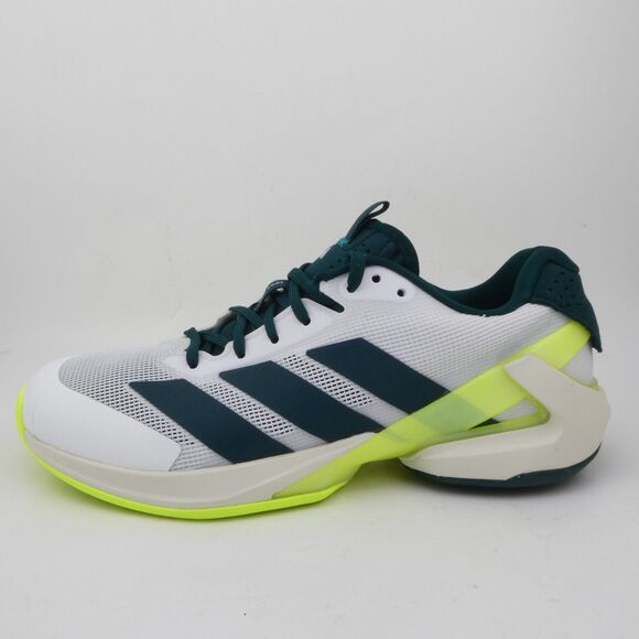 Adidas Adizero Ubersonic 5 Tennis Men\'s US 7.5 Court Shoes White Green JR2714 NW main image 9